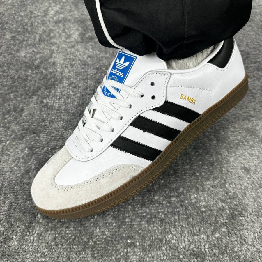 Adidas Samba OG White Black Gum B75806