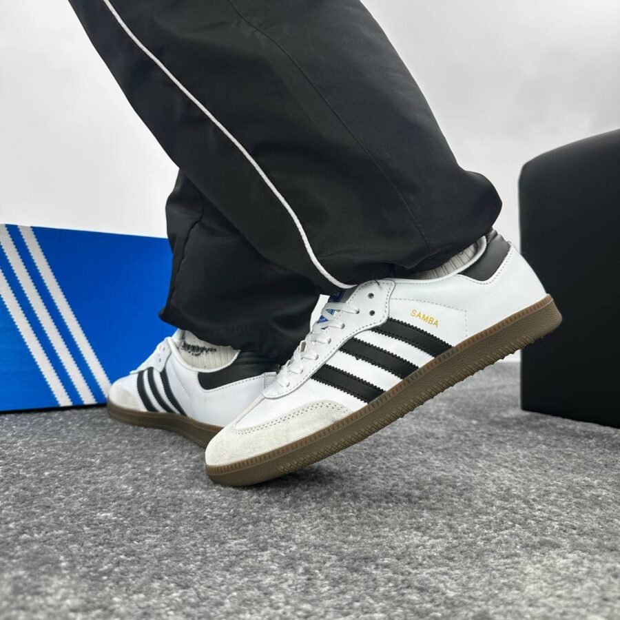 Adidas Samba OG White Black Gum B75806