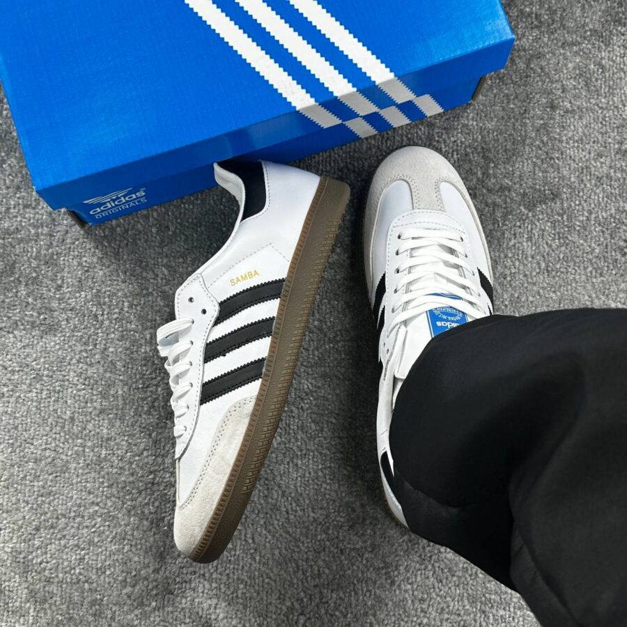 Adidas Samba OG White Black Gum B75806
