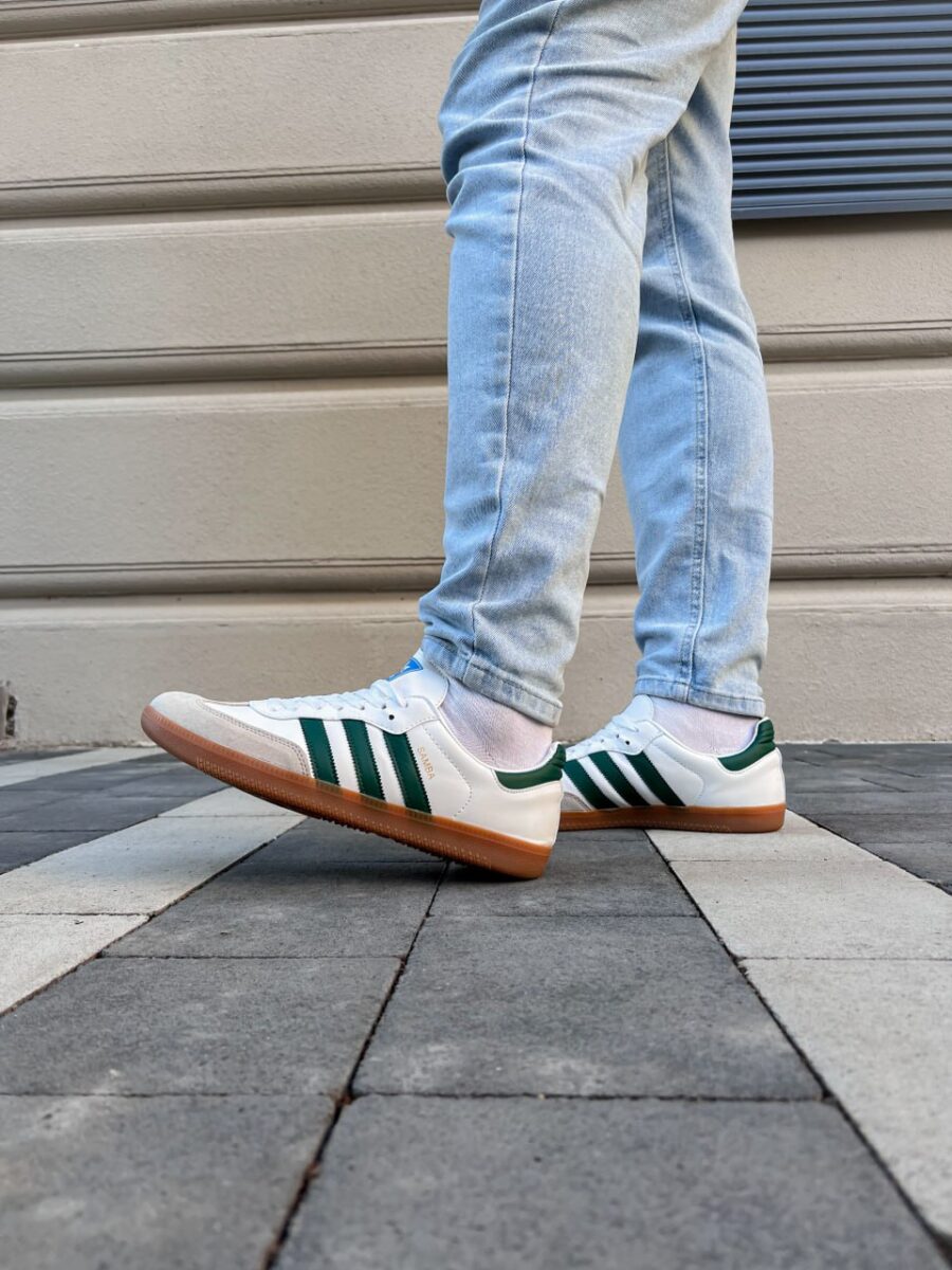Adidas Samba OG White Collegiate Green Gum IE3437