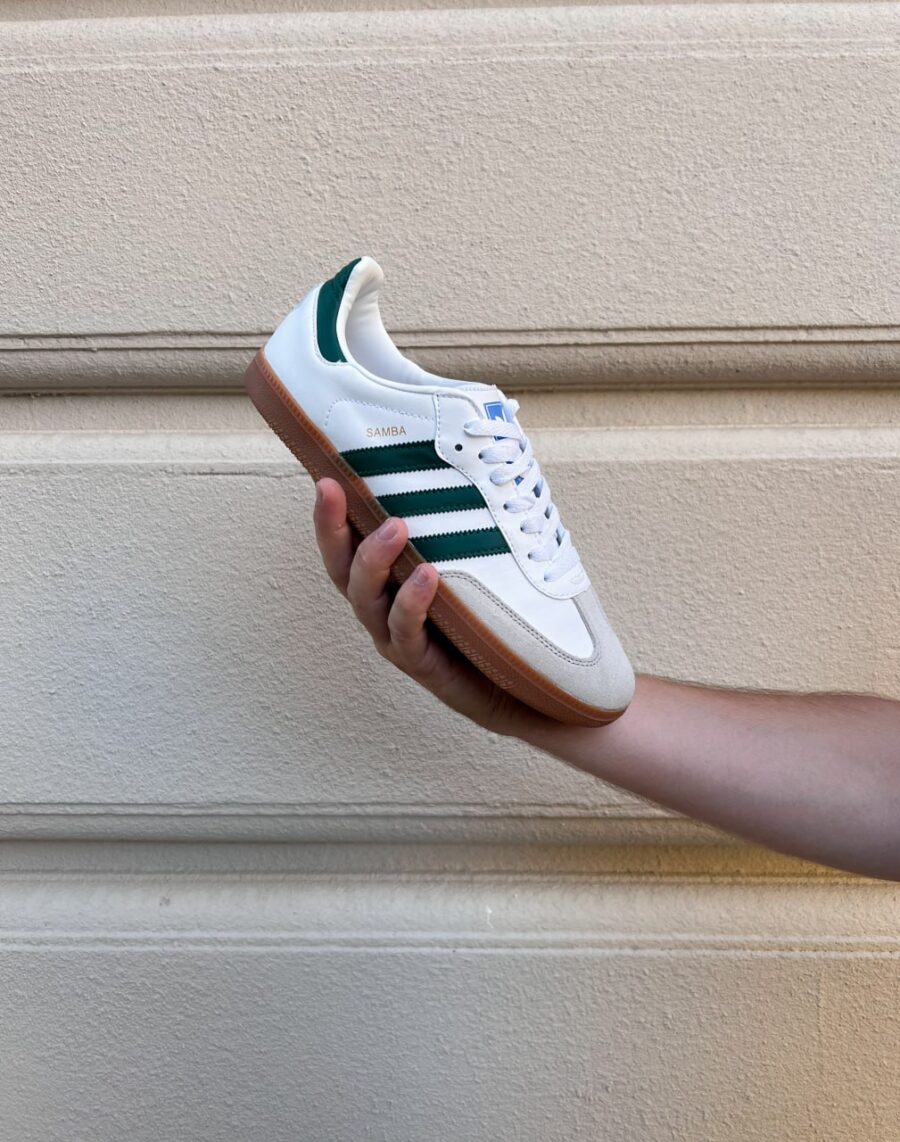 Adidas Samba OG White Collegiate Green Gum IE3437