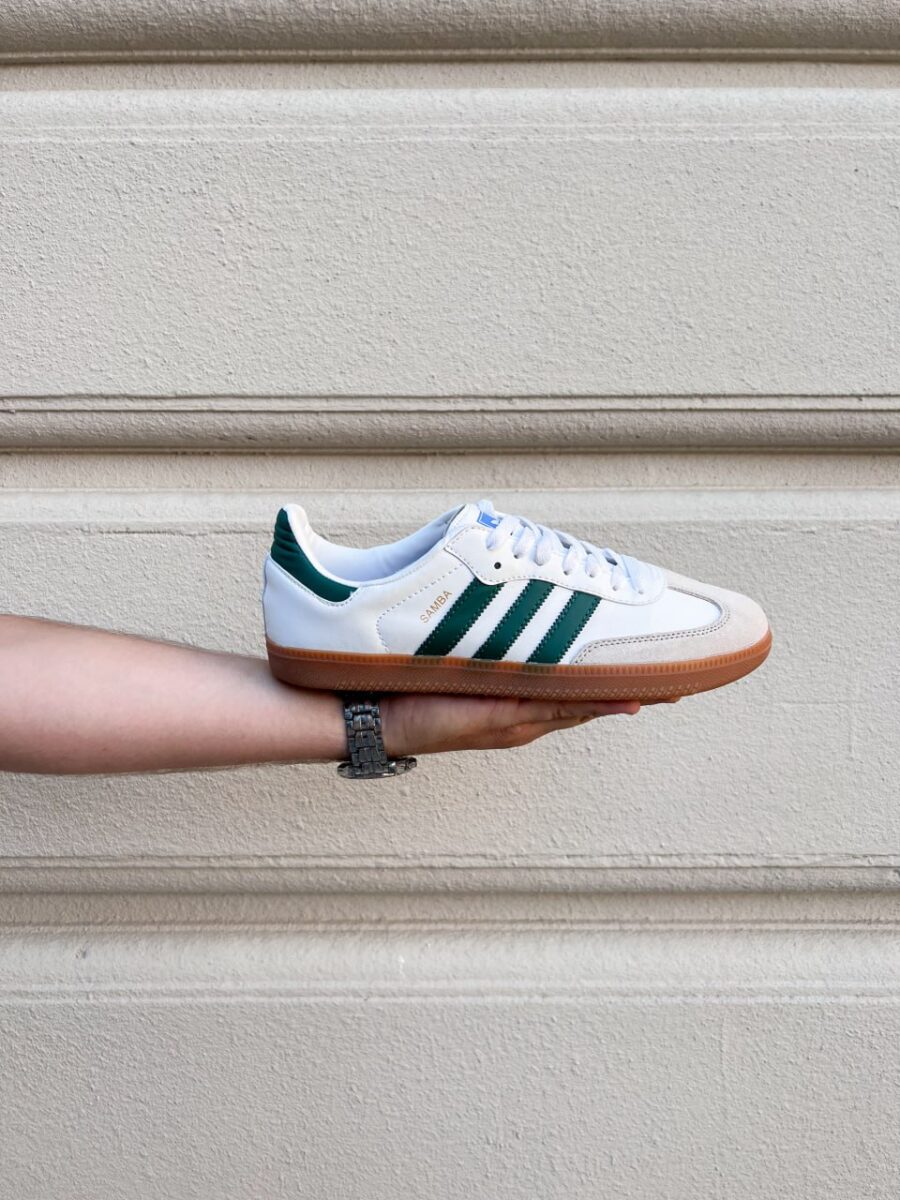Adidas Samba OG White Collegiate Green Gum IE3437