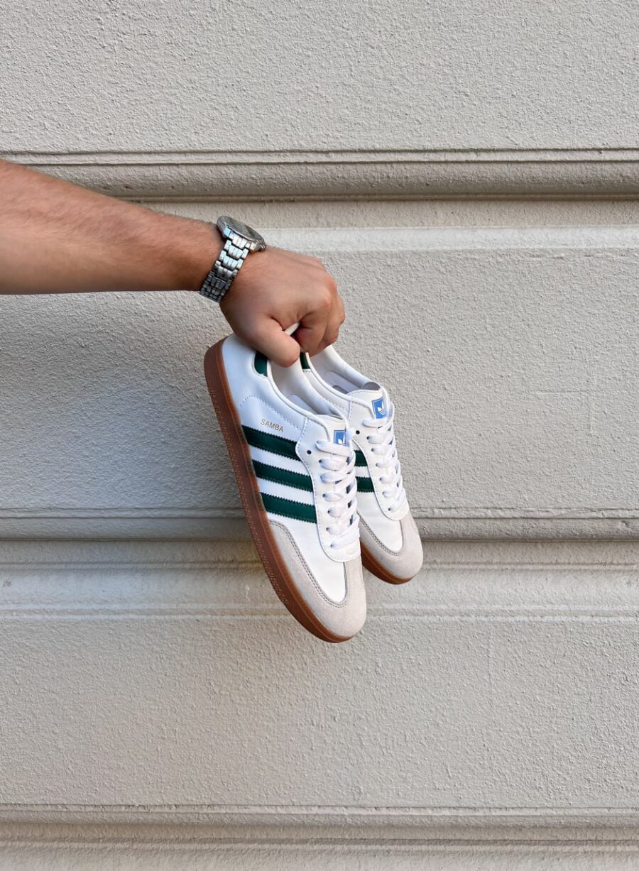 Adidas Samba OG White Collegiate Green Gum IE3437
