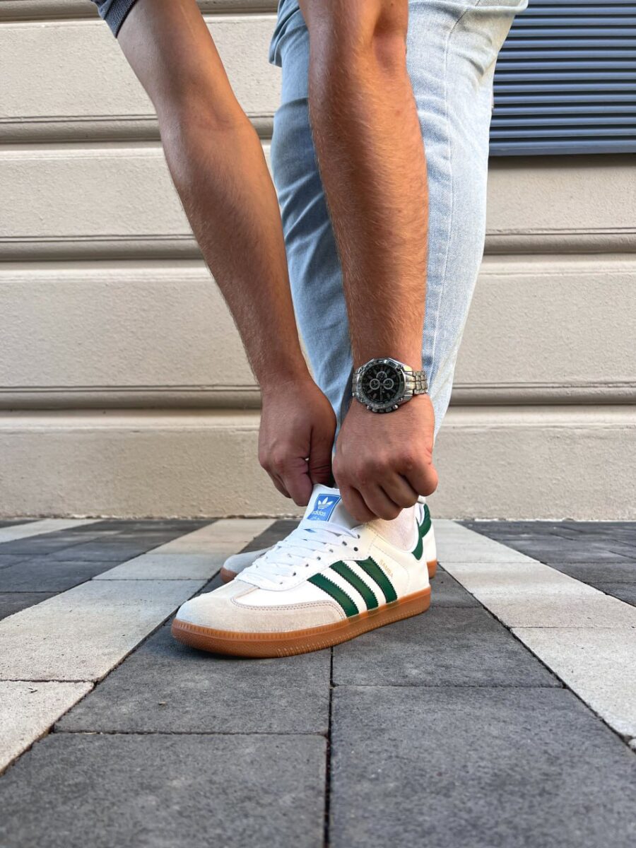 Adidas Samba OG White Collegiate Green Gum IE3437
