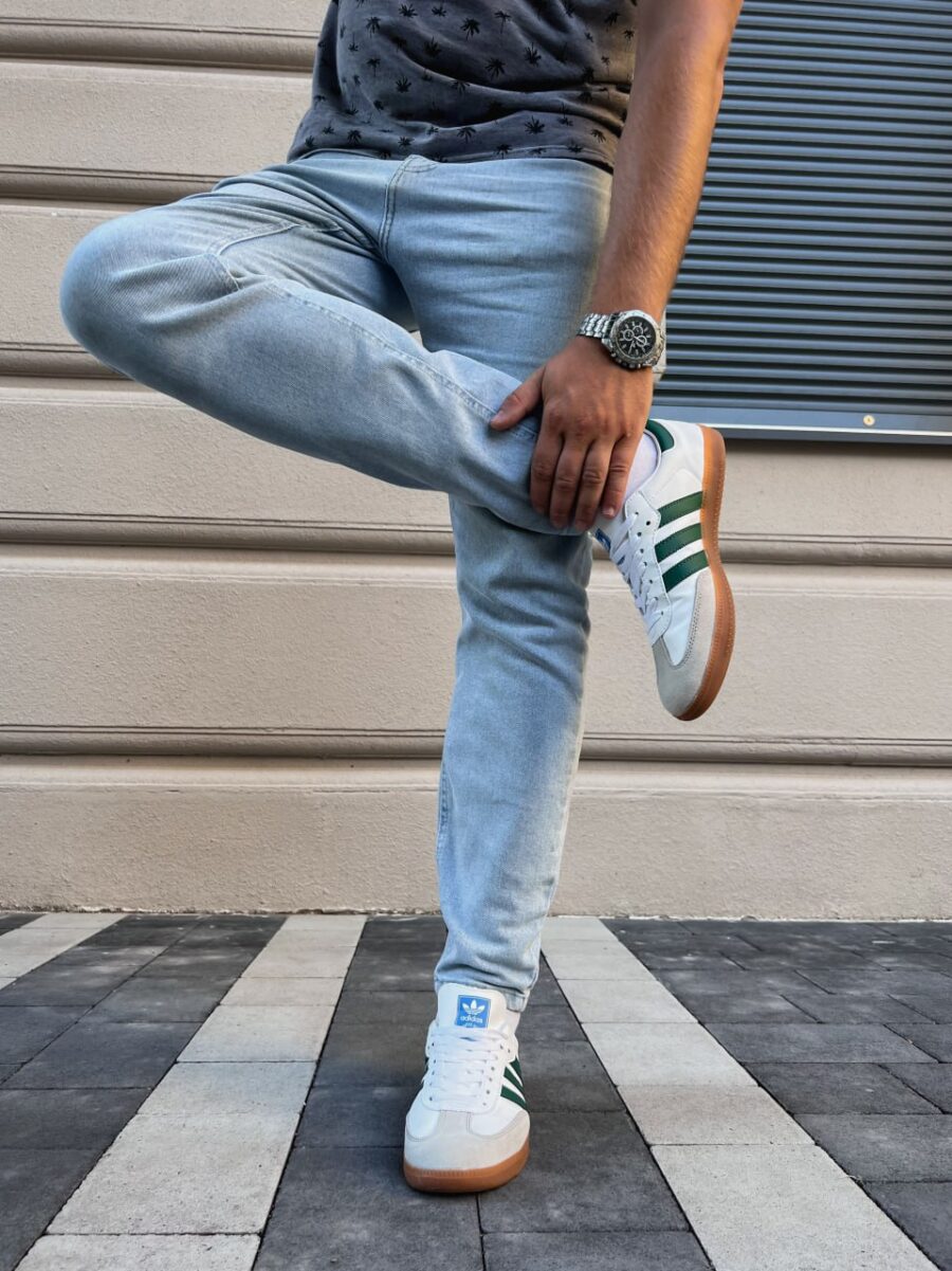 Adidas Samba OG White Collegiate Green Gum IE3437