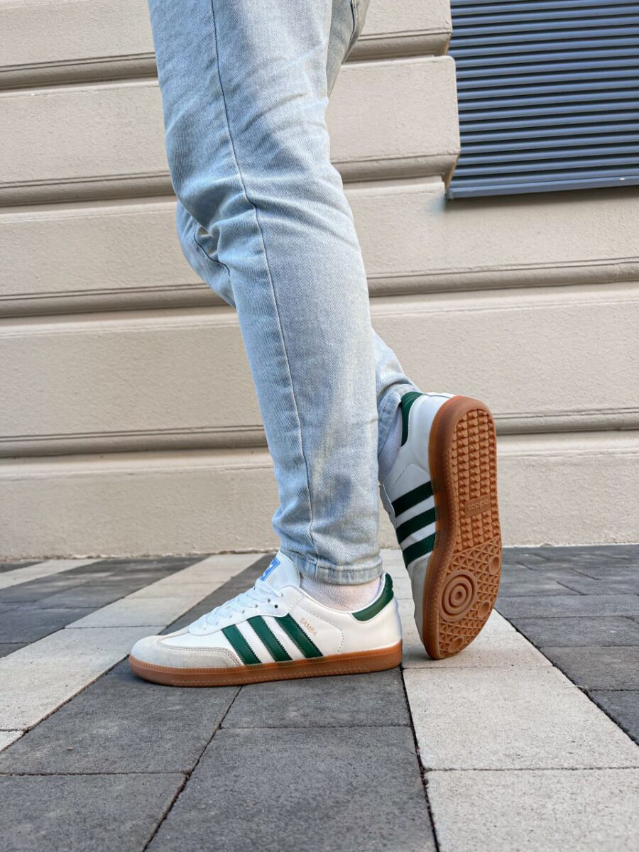 Adidas Samba OG White Collegiate Green Gum IE3437