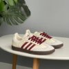 Adidas Samba OG Wonder White Maroon IG1987