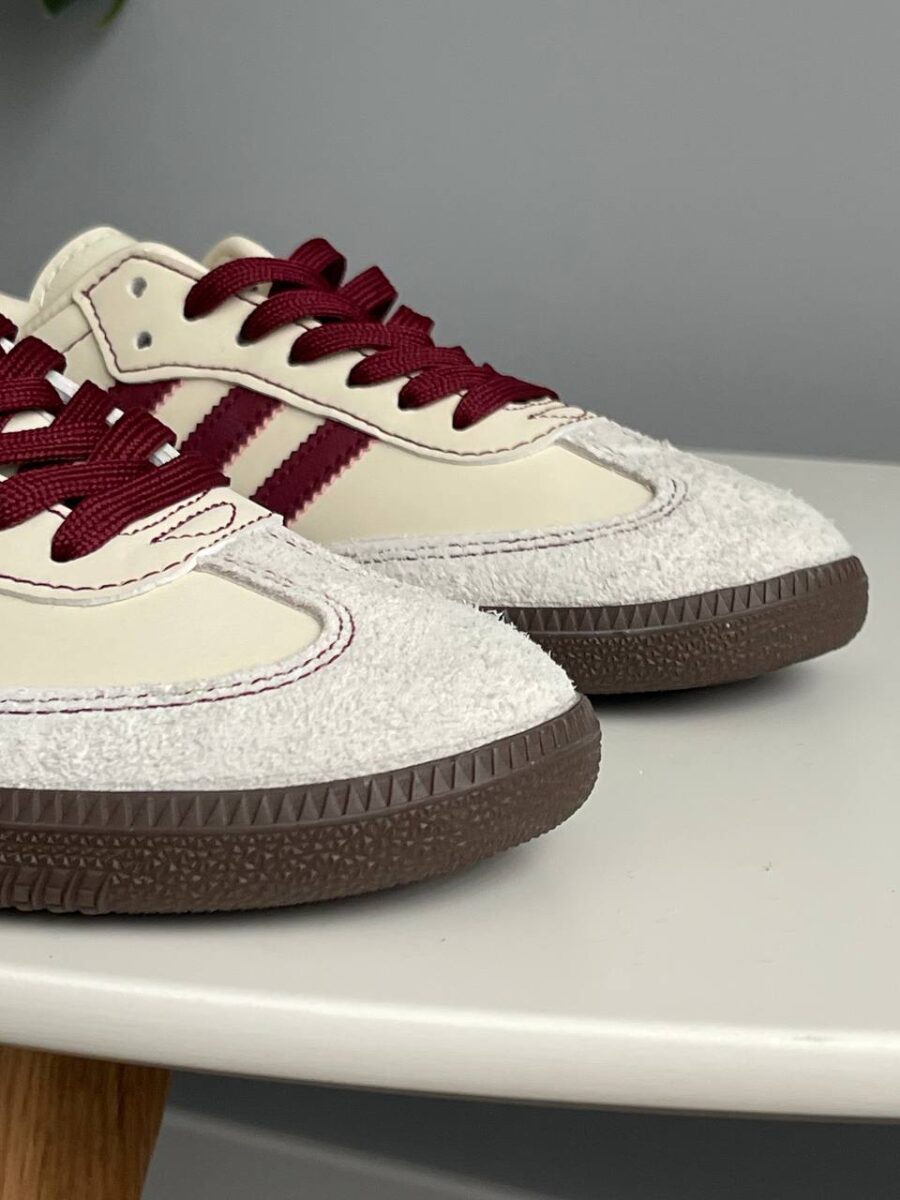 Adidas Samba OG Wonder White Maroon IG1987