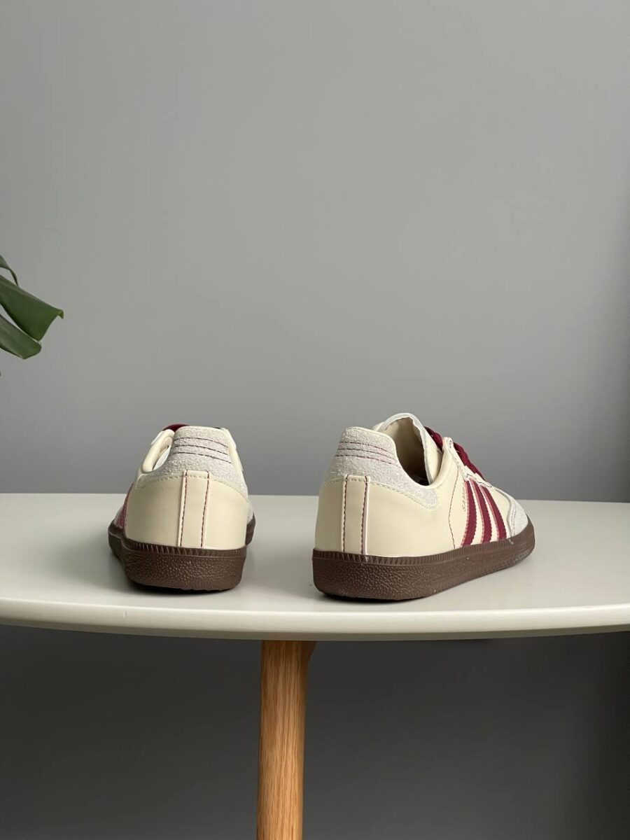 Adidas Samba OG Wonder White Maroon IG1987