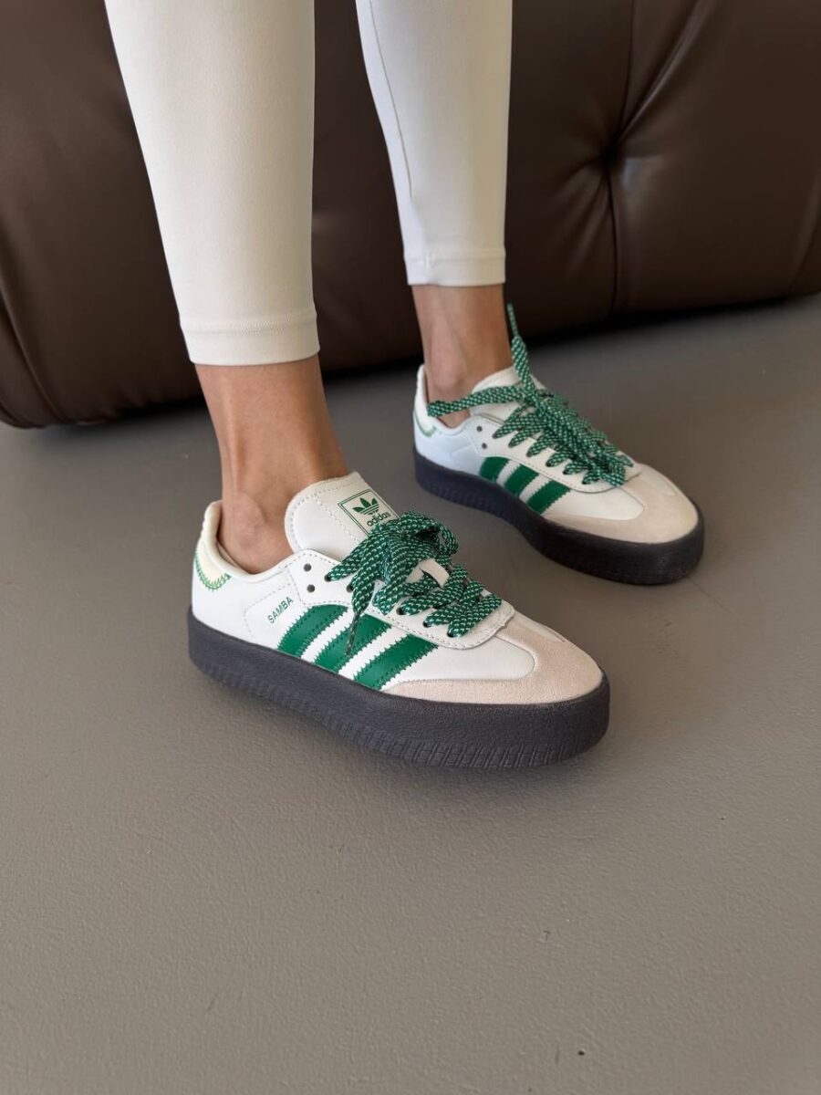 Adidas Sambae White Green Gum IE9105