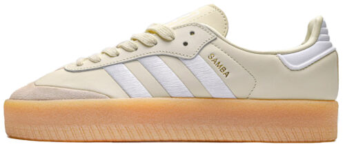 Adidas Sambae White Silver Metallic Gum