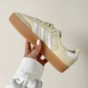 Adidas Sambae White Silver Metallic Gum ID0434