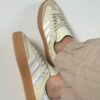 Adidas Sambae White Silver Metallic Gum ID0434