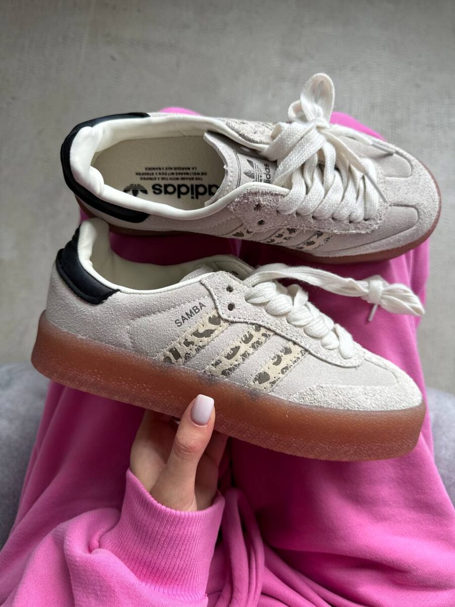 Adidas Wmns Sambae Cream White Leopard JI4226
