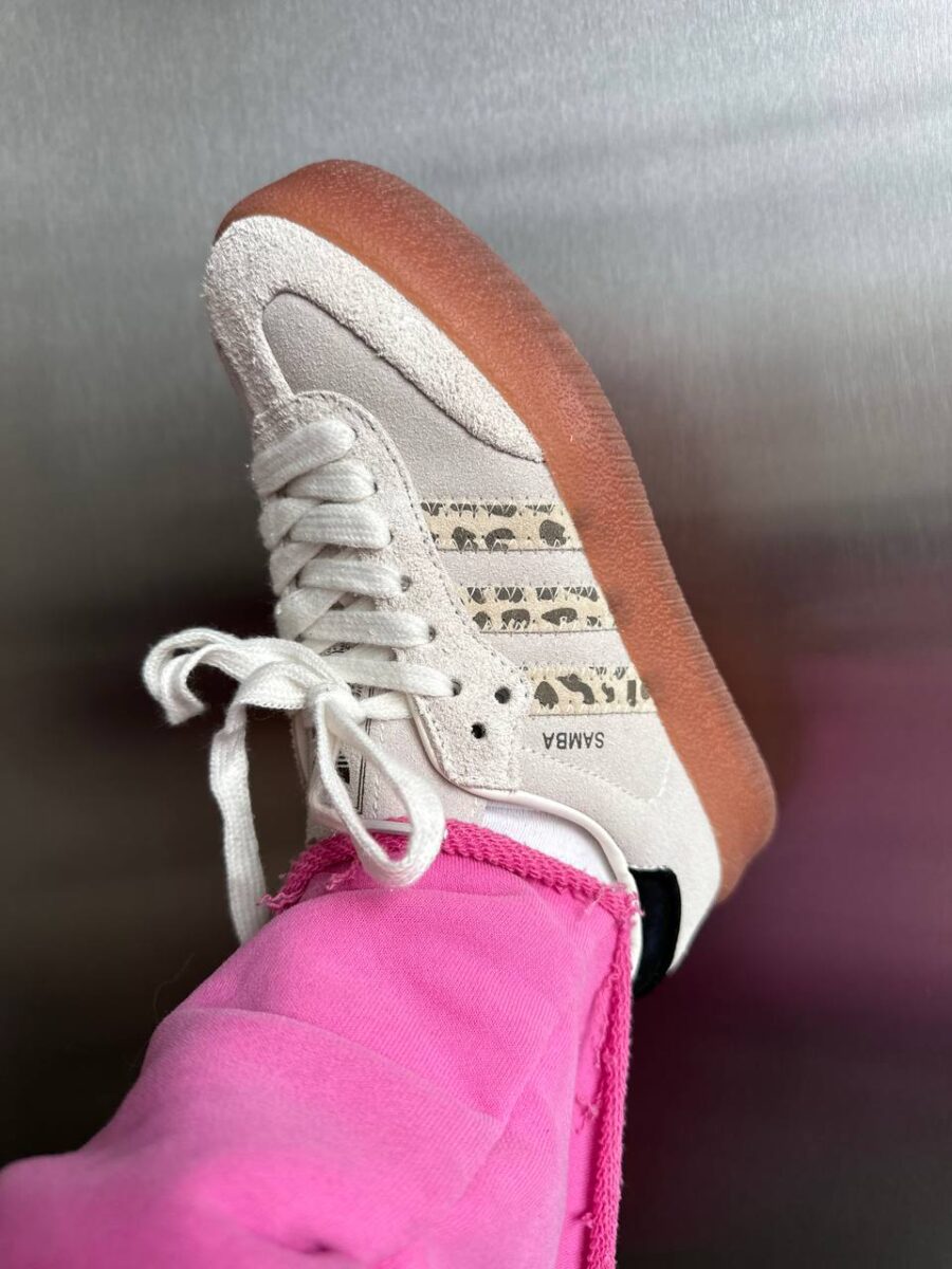 Adidas Wmns Sambae Cream White Leopard JI4226