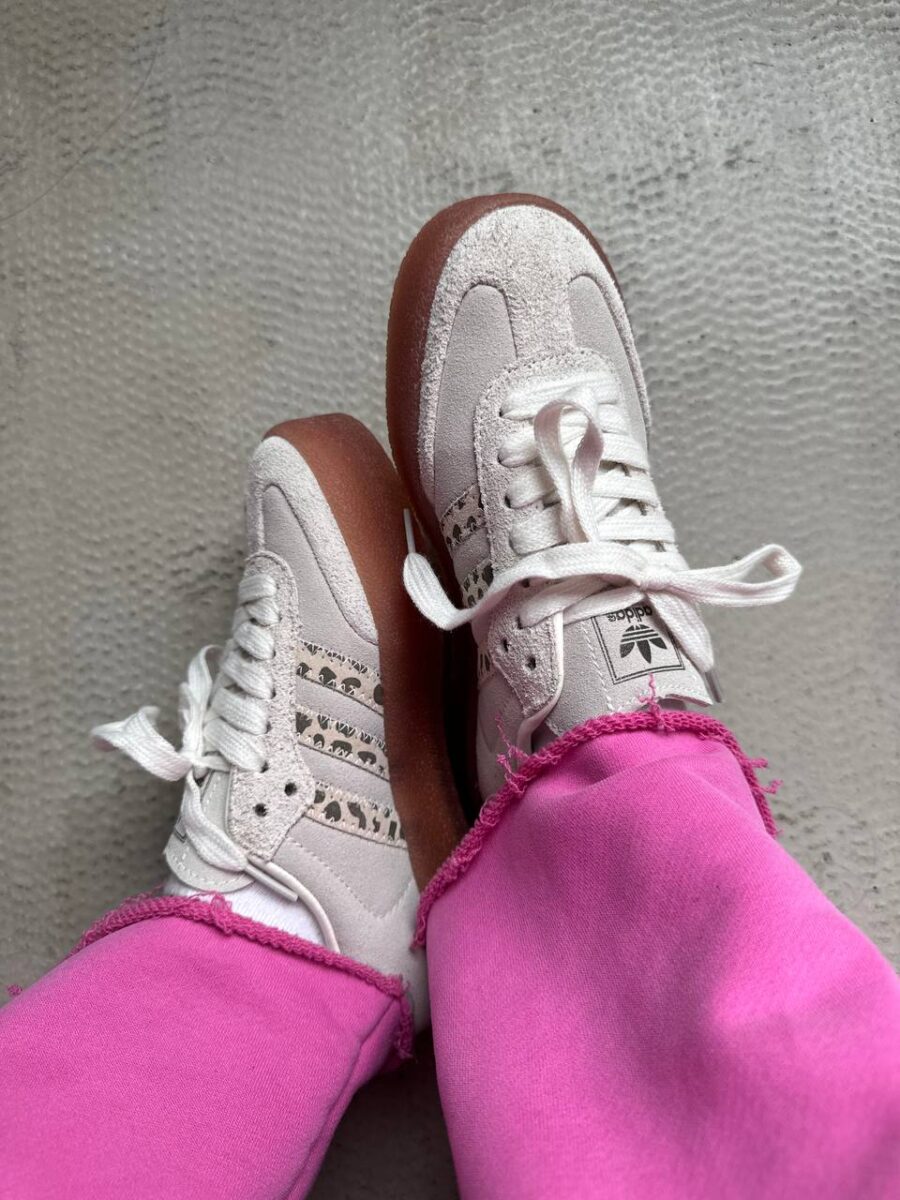 Adidas Wmns Sambae Cream White Leopard JI4226