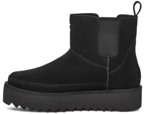 UGG Chelsea Platform Mini Boot Black 1158051-BLK