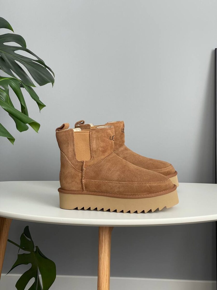 UGG Chelsea Platform Mini Boot Chestnut