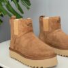UGG Chelsea Platform Mini Boot Chestnut