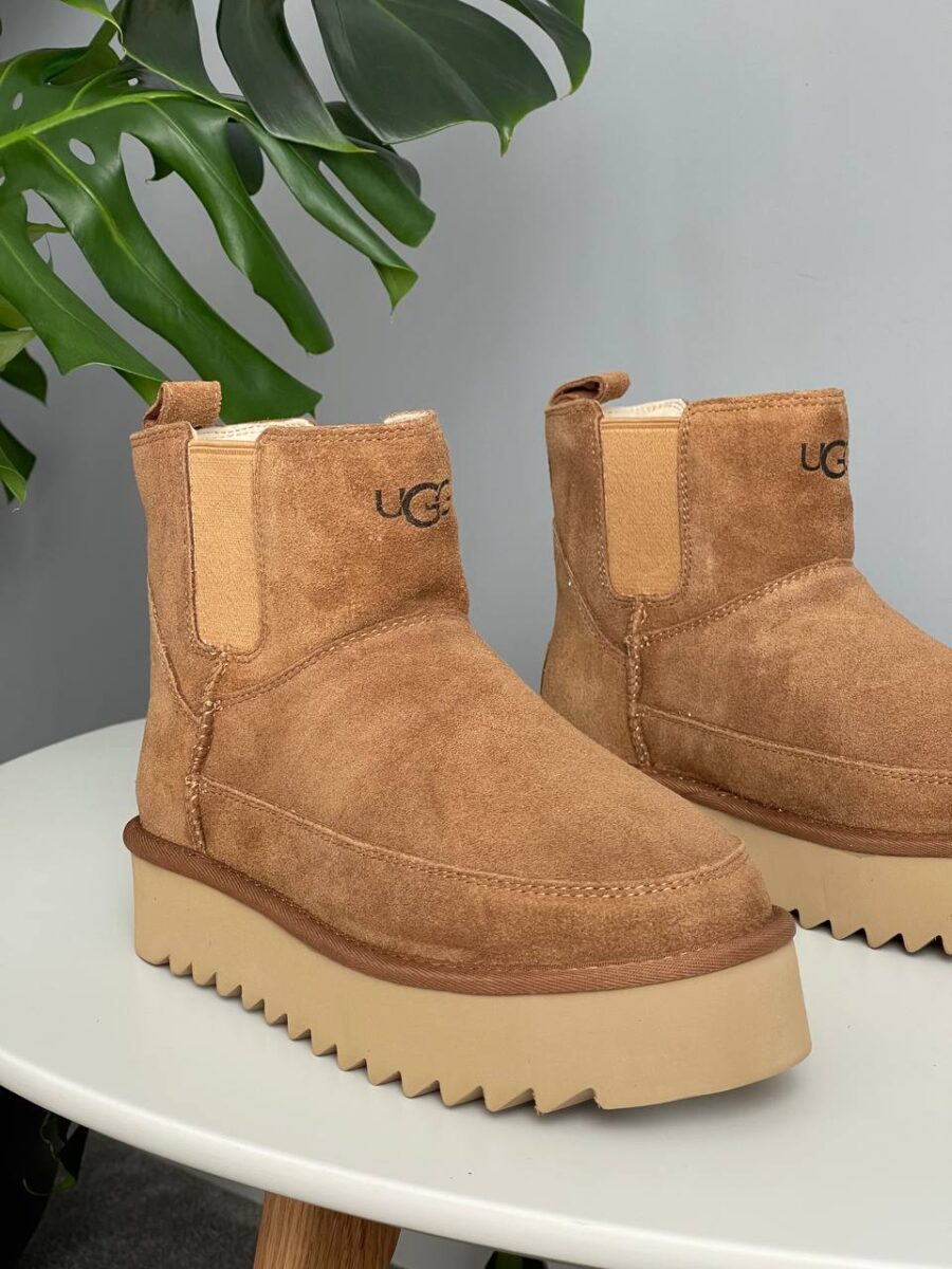 UGG Chelsea Platform Mini Boot Chestnut