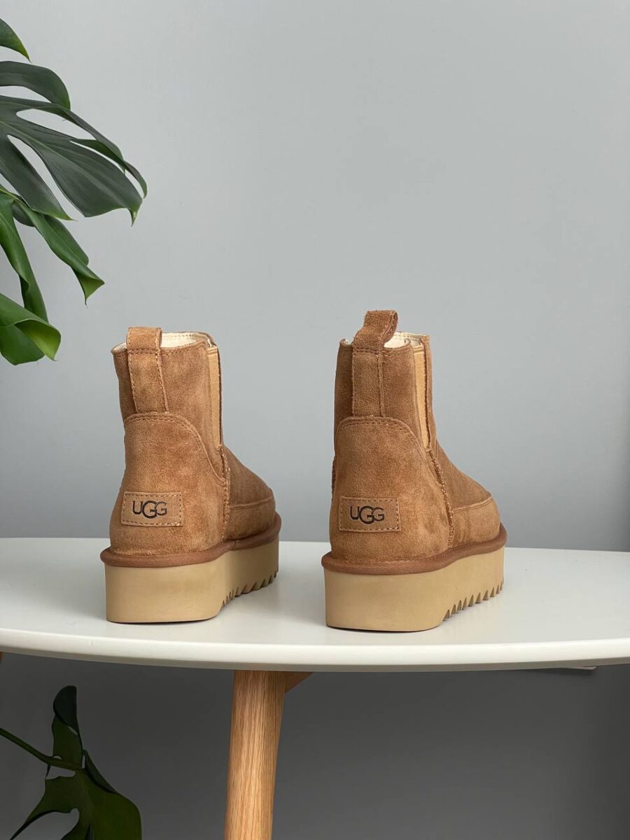 UGG Chelsea Platform Mini Boot Chestnut