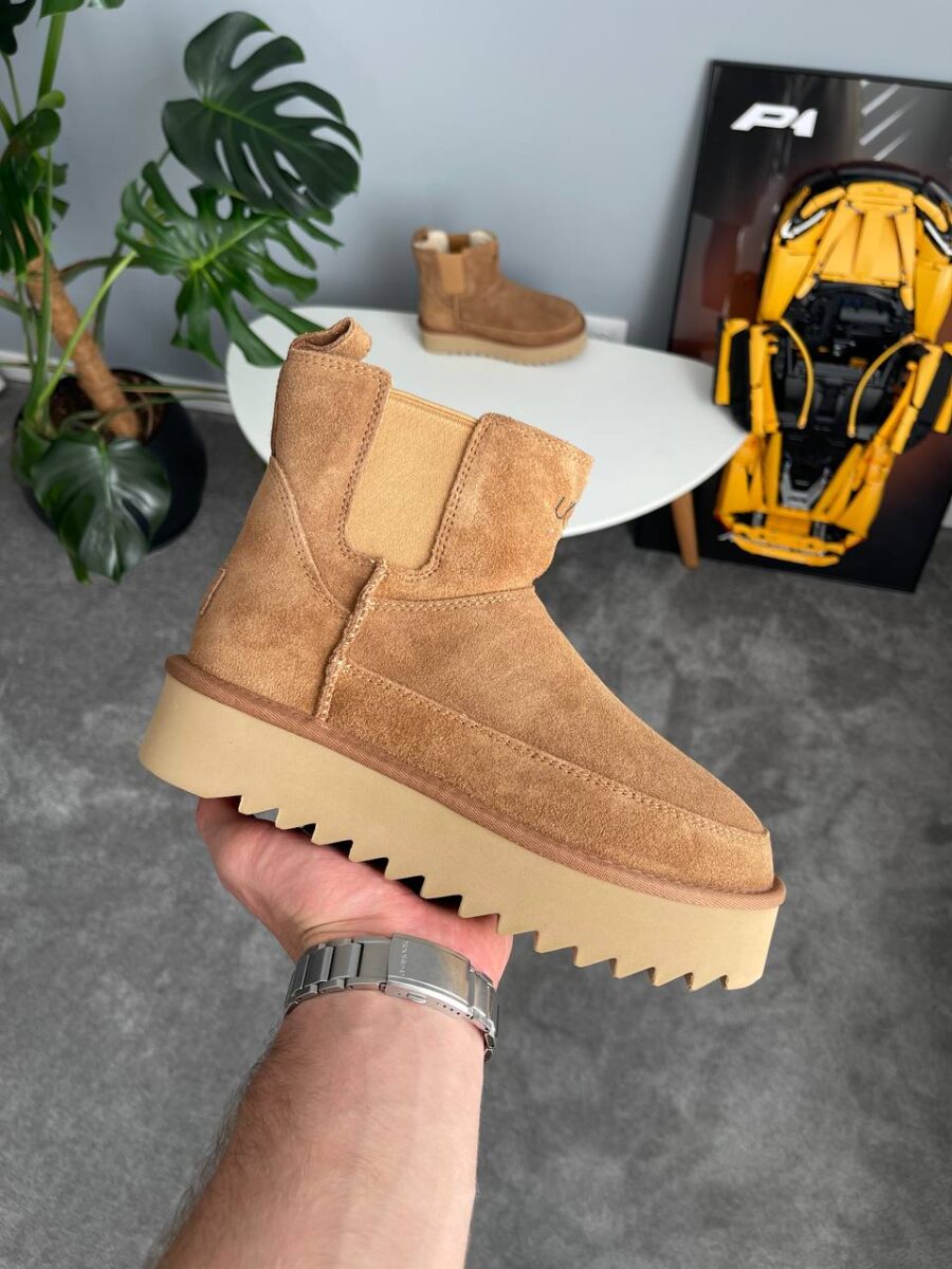 UGG Chelsea Platform Mini Boot Chestnut