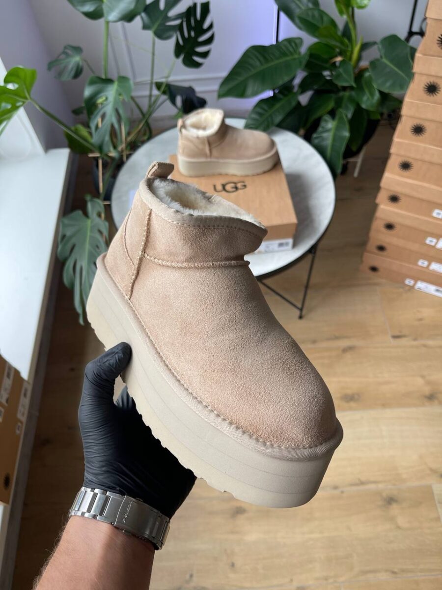 UGG Classic Ultra Mini Platform Beige 1135092-SAN