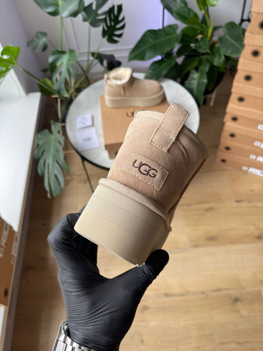 UGG Classic Ultra Mini Platform Beige 1135092-SAN