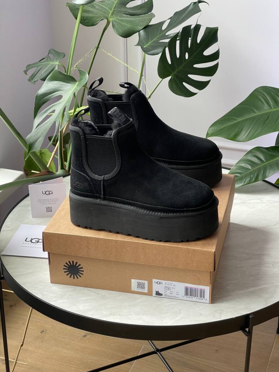 UGG Neumel Chelsea Platform Black 1134526-BLK