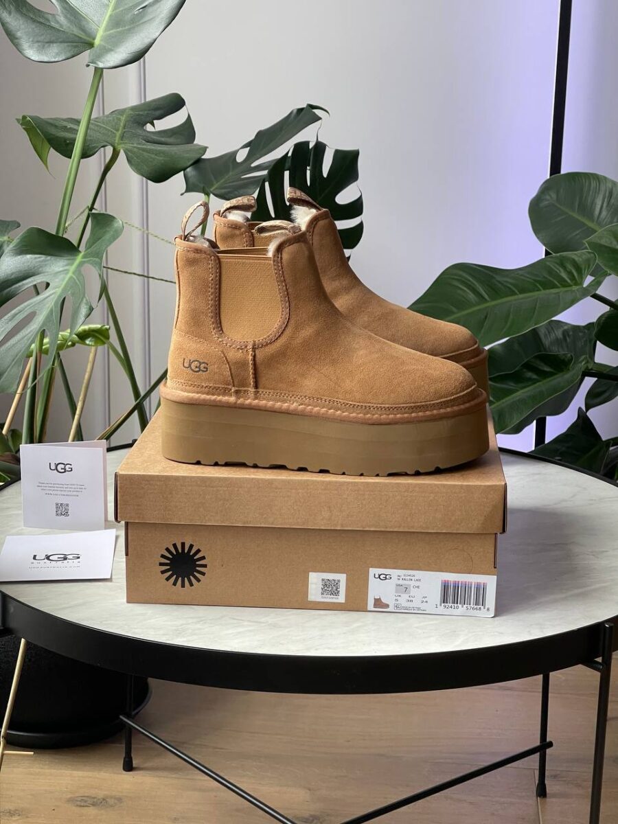 Ugg Neumel Chelsea Platform Chestnut 1134526-CHE