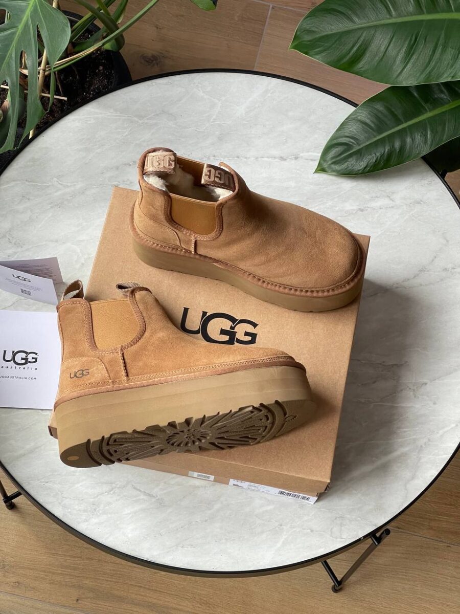 Ugg Neumel Chelsea Platform Chestnut 1134526-CHE