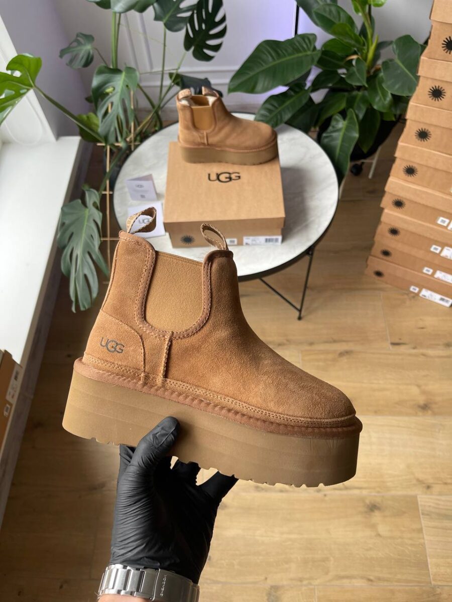 Ugg Neumel Chelsea Platform Chestnut 1134526-CHE