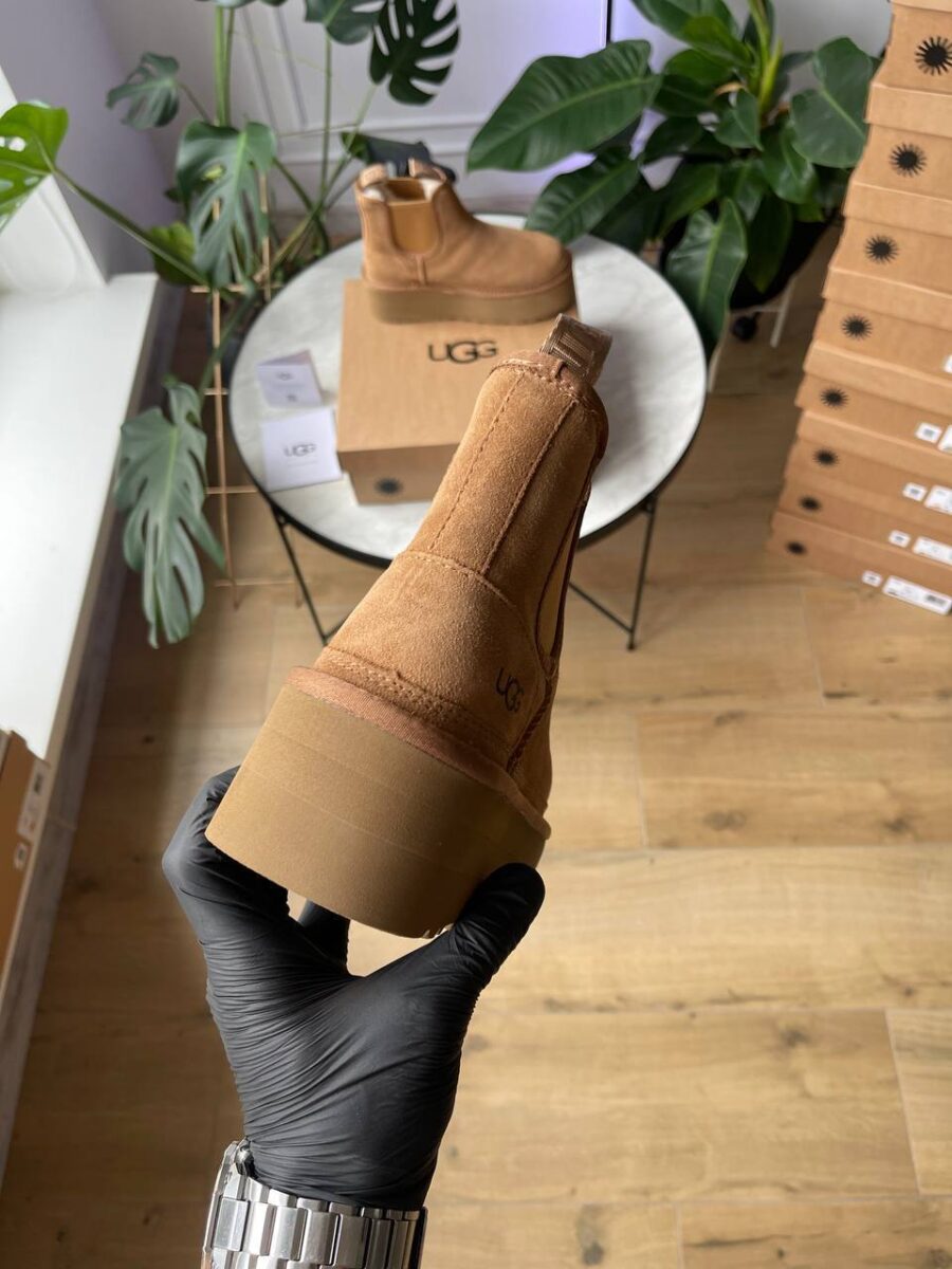 Ugg Neumel Chelsea Platform Chestnut 1134526-CHE