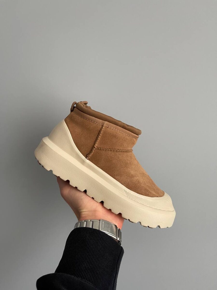 UGG Cl Ultra Mini Weather Hybrid Chestnut White 1174196-CWTC