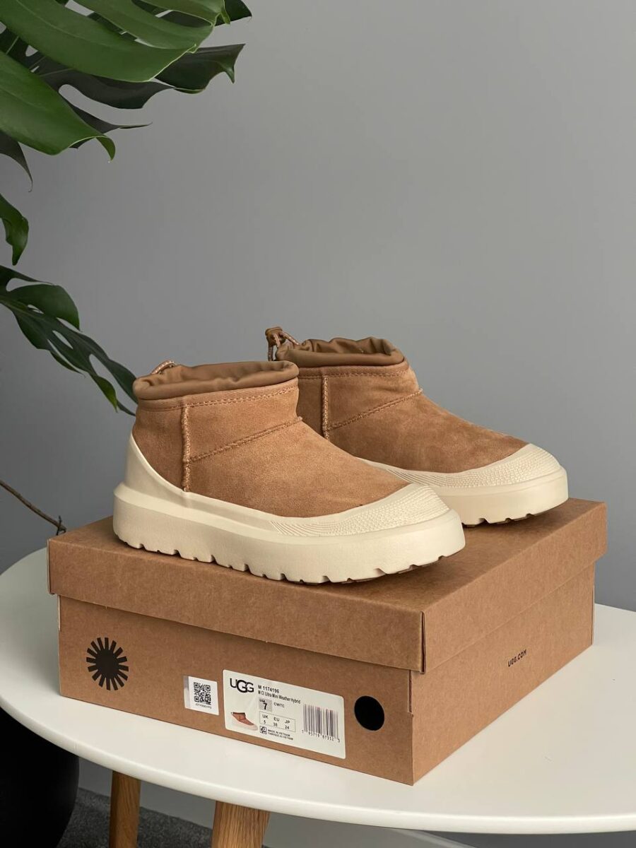 UGG Cl Ultra Mini Weather Hybrid Chestnut White 1174196-CWTC