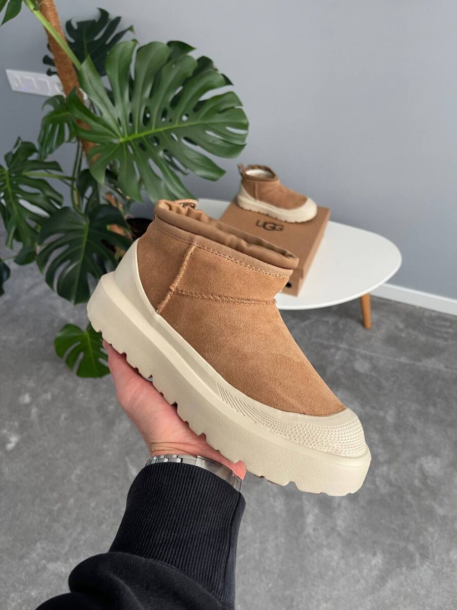 UGG Cl Ultra Mini Weather Hybrid Chestnut White 1174196-CWTC